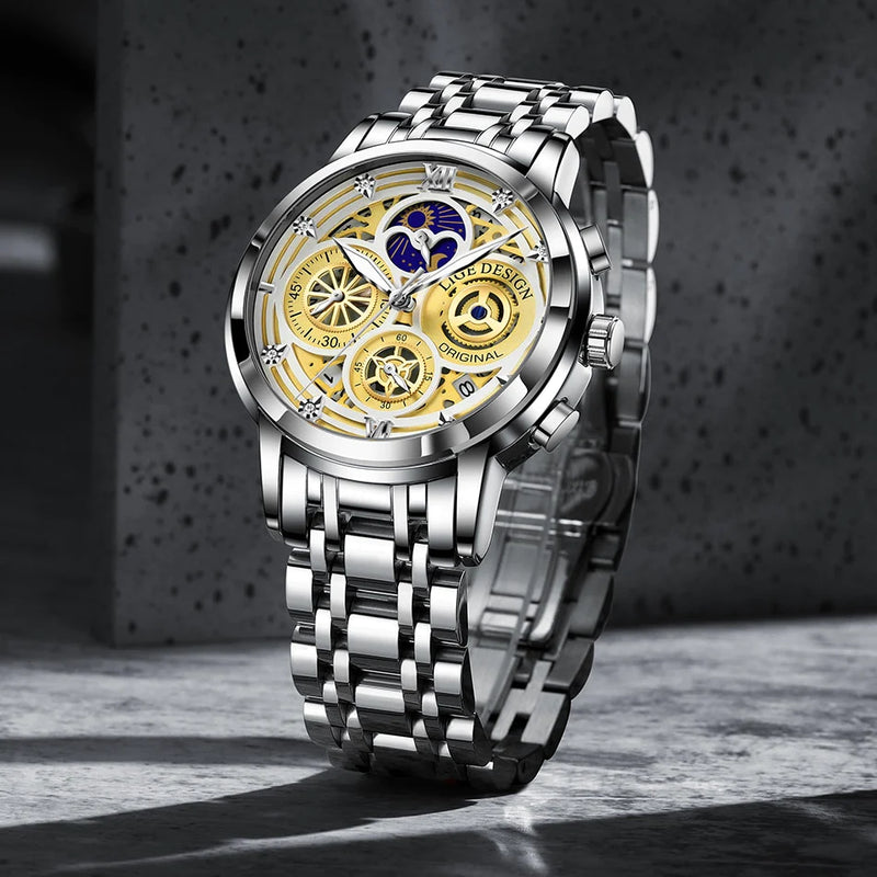 Relógio LIGE 2022 Masculino | Men Plus