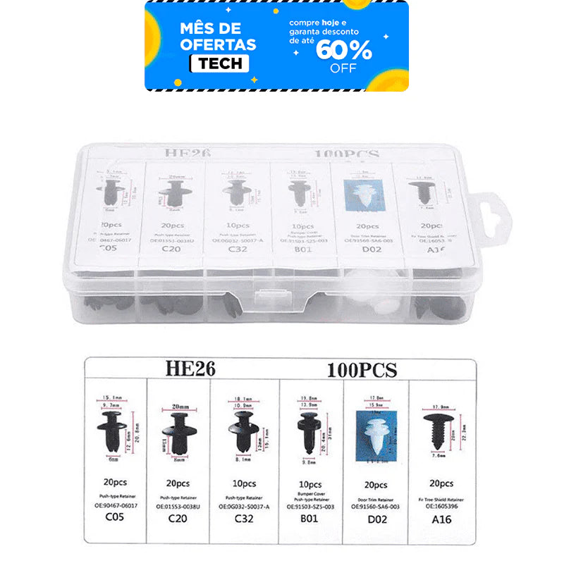 Parafusos fixadores | Kit Completo + Brindes Exclusivos 🎁