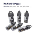 Brocas De Serra De Orifício Resistente |  Kit Com 6 Peças