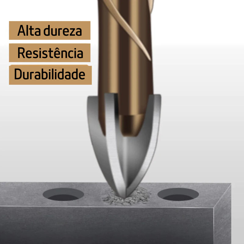 Brocas De Alvenaria | Kit Completo Com 7 Peças