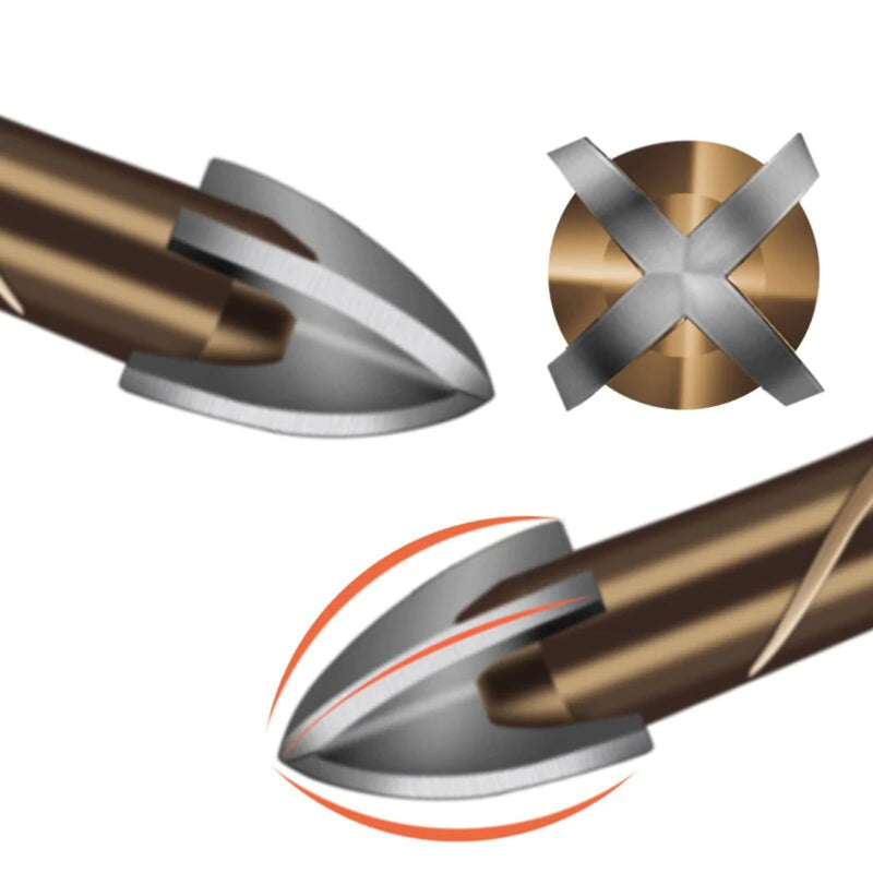 Brocas De Alvenaria | Kit Completo Com 7 Peças