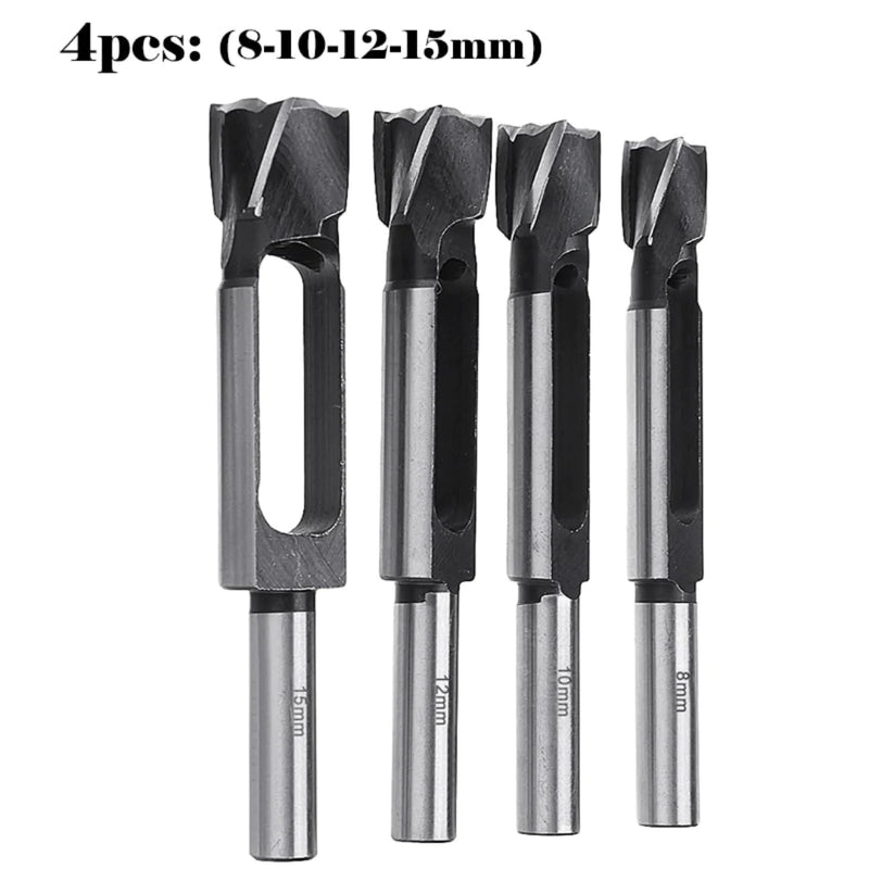 Brocas Para Fazer Cavilhas e Espigas | Kit Com 4 Peças