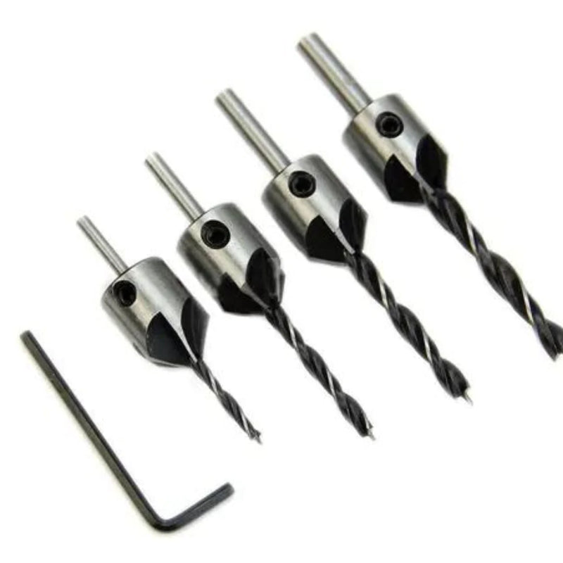 Brocas Escareadora Kit Completo