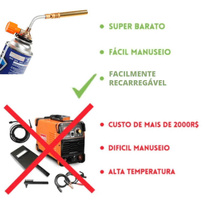 Maçarico Burner 4.0 | Para Soldas Perfeitas