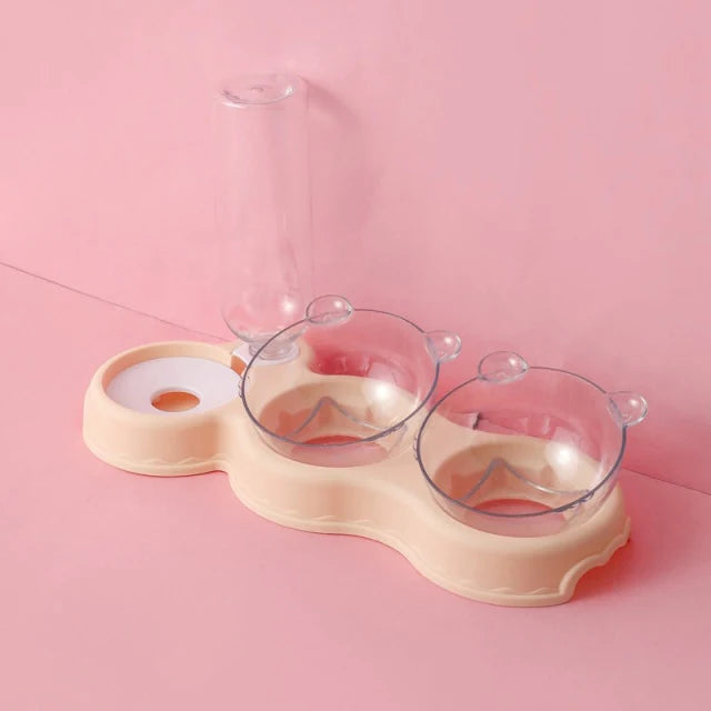 Tigela Ortopédica 3 em 1 Anti-Vômito para Cães e Gatos